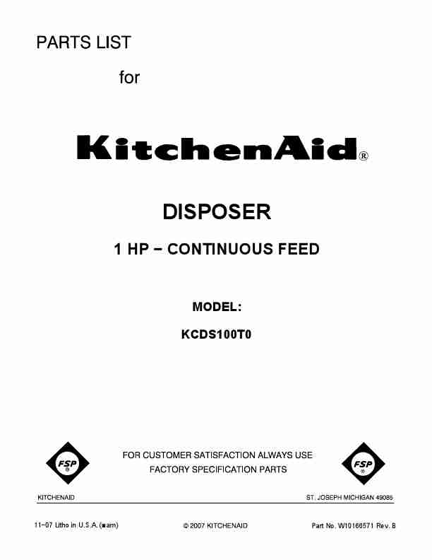 KitchenAid Garbage Disposal KCDS100T0-page_pdf